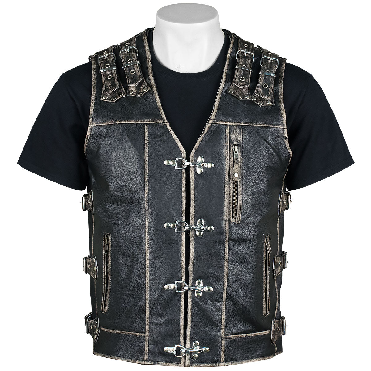 Night King (Vintage) – MC Leather Vest