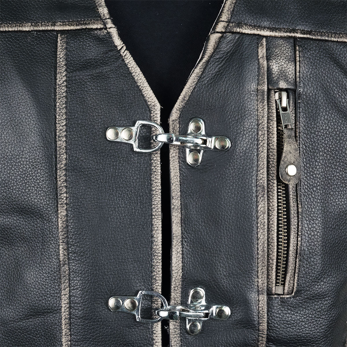Night King (Vintage) – MC Leather Vest