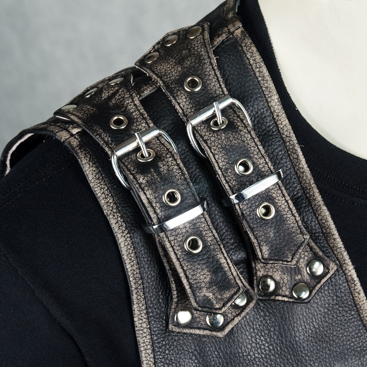 Night King (Vintage) – MC Leather Vest