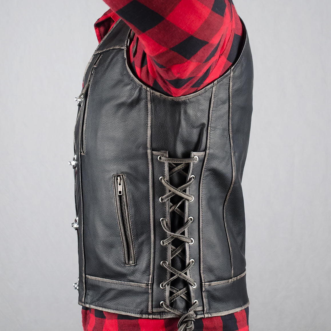 Night Devil (Vintage) – MC Leather Vest
